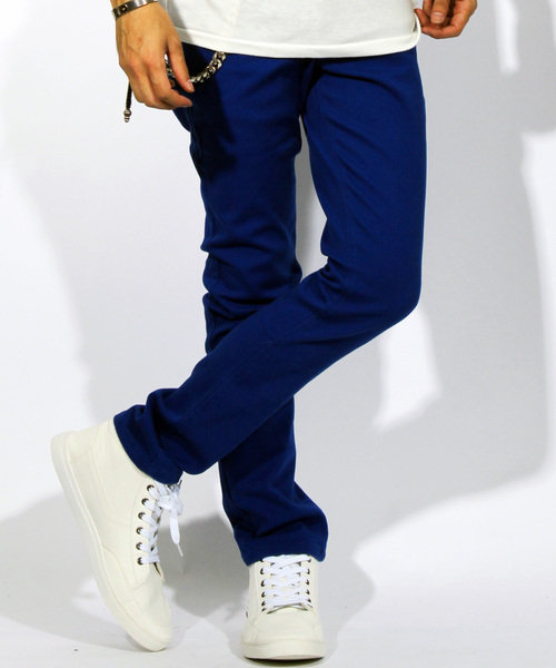 ８(eight)（エイト）の「ストレッチスキニーパンツ（チノパンツ・メンズ・マスタード/ブラック/カーキ/グレー/ワイン/ベージュ/ロイヤルブルー/ネイビー/ホワイト/ミント/ダークインディゴブルー/ブルー系その他/チャコールグレー・X-LARGE/SMALL/MEDIUM/LARGE）」の11枚目の写真