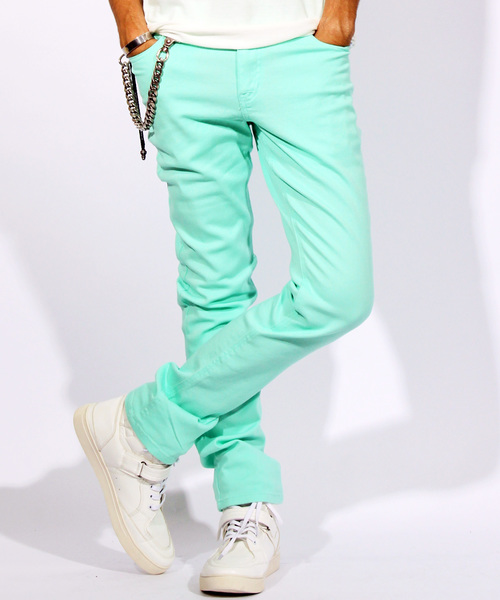 ８(eight)（エイト）の「ストレッチスキニーパンツ（チノパンツ・メンズ・マスタード/ブラック/カーキ/グレー/ワイン/ベージュ/ロイヤルブルー/ネイビー/ホワイト/ミント/ダークインディゴブルー/ブルー系その他/チャコールグレー・X-LARGE/SMALL/MEDIUM/LARGE）」の7枚目の写真