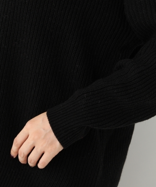 A part by（アパートバイ）の「【洗える冬ニット】7GAcWアゼVPO 731840 （ニット/セーター・レディース・ブラック/ブルー/オレンジ/ライトグレー/ブラウン・FREE）」の12枚目の写真