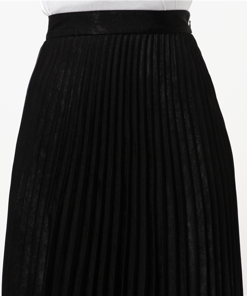 MOUSSY（マウジー）の「SHINY PLEATS SKIRT（スカート・レディース・キャメル/ボルドー/ブラック・2/1）」の13枚目の写真