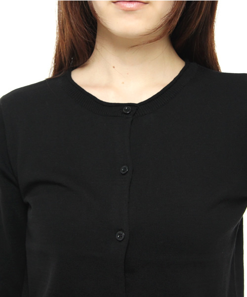 KariAng（カリアング）の「5分袖スターカーデ（カーディガン/ボレロ・レディース・ホワイト/ブラック/グレー・SMALL/MEDIUM）」の6枚目の写真