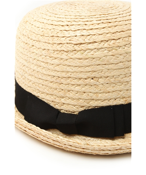 L.D.S.（エルディーエス）の「ラフィア　ボーラーHAT（ハット・レディース・ベージュ・FREE）」の6枚目の写真