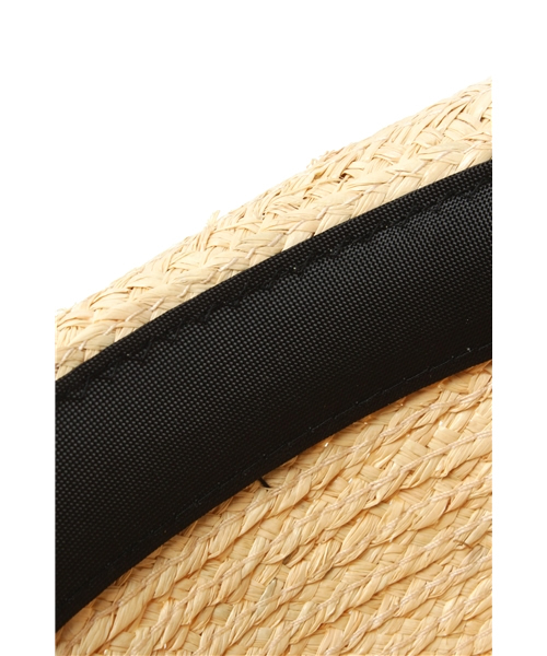 L.D.S.（エルディーエス）の「ラフィア　ボーラーHAT（ハット・レディース・ベージュ・FREE）」の4枚目の写真