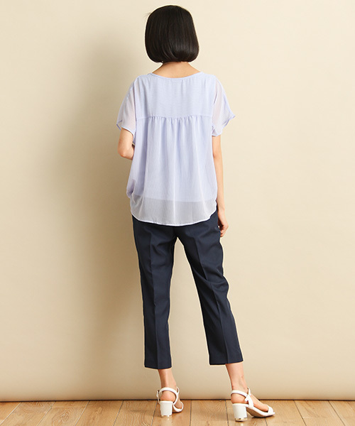 Honeys（ハニーズ）の「アクセ付プルオーバー（Tシャツ/カットソー・レディース・ホワイト系その他/ネイビー/ブルー系その他/オフホワイト/ホワイト系その他2・M/L）」の15枚目の写真