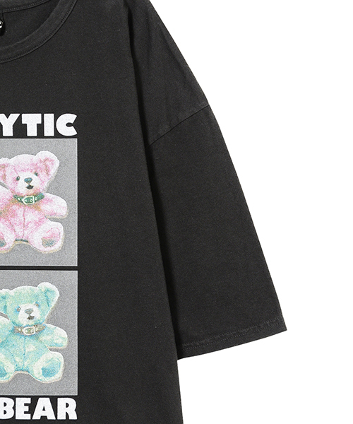 Candy Stripper（キャンディストリッパー）の「PARALYTIC PSYCHO BEAR BIG TEE（Tシャツ/カットソー・レディース・ブラック/カーキ/オフホワイト/ピンク・2）」の15枚目の写真