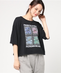 Candy Stripper | PARALYTIC PSYCHO BEAR BIG TEE(Tシャツ/カットソー)