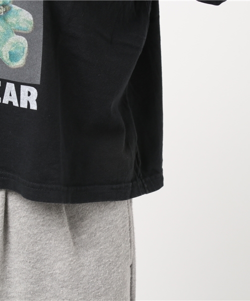 Candy Stripper（キャンディストリッパー）の「PARALYTIC PSYCHO BEAR BIG TEE（Tシャツ/カットソー・レディース・ブラック/カーキ/オフホワイト/ピンク・2）」の9枚目の写真