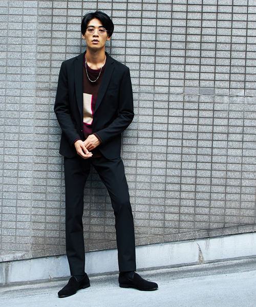 STUDIOUS（ステュディオス）の「STUDIOUS マルチストレッチテーパードスラックス（スラックス・メンズ・グレー/ダークグリーン/ブラック・1/3/2）」の13枚目の写真