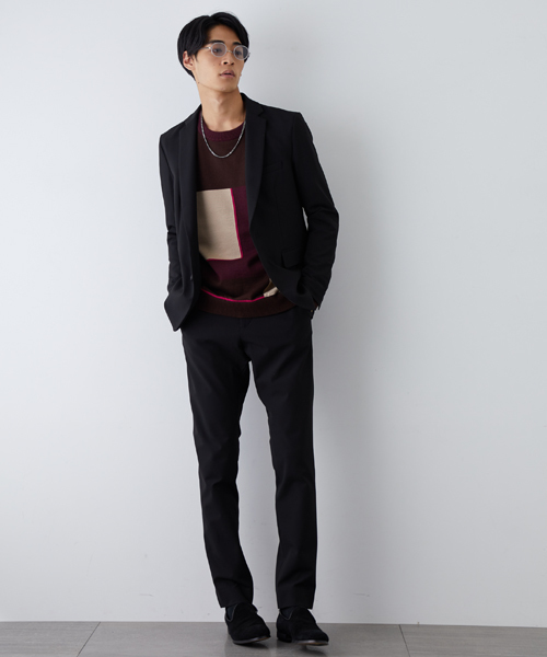 STUDIOUS（ステュディオス）の「STUDIOUS マルチストレッチテーパードスラックス（スラックス・メンズ・グレー/ダークグリーン/ブラック・1/3/2）」の17枚目の写真