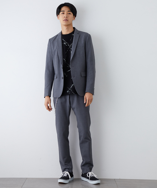 STUDIOUS（ステュディオス）の「STUDIOUS マルチストレッチテーパードスラックス（スラックス・メンズ・グレー/ダークグリーン/ブラック・1/3/2）」の18枚目の写真