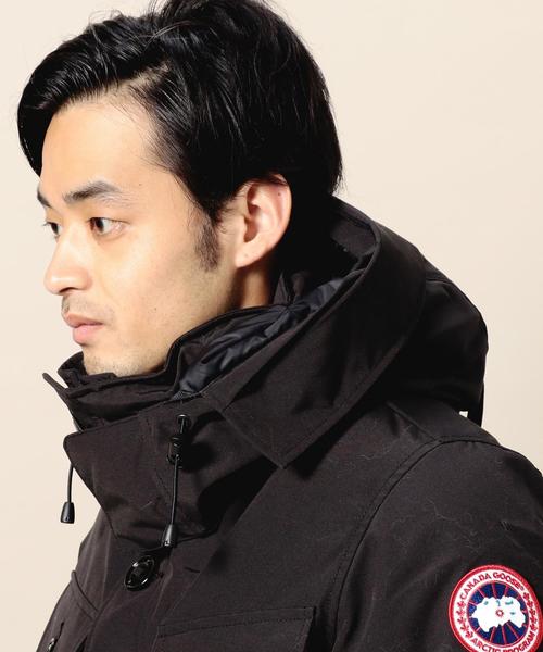   ラッセルパーカ ブラック ダウンジャケット CANADA GOOSE（カナダグース）の「＜CANADA GOOSE（カナダグース