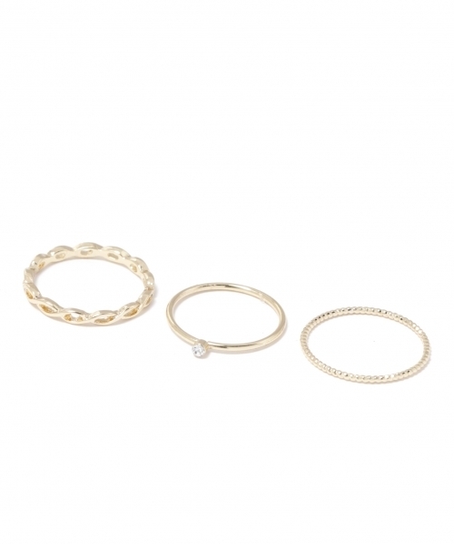 GLOBAL WORK（グローバルワーク）の「アソートセットリング/764890（リング・レディース・ライトイエロー/その他/ゴールド/イエロー系その他/イエロー系その他2・FREE）」の8枚目の写真