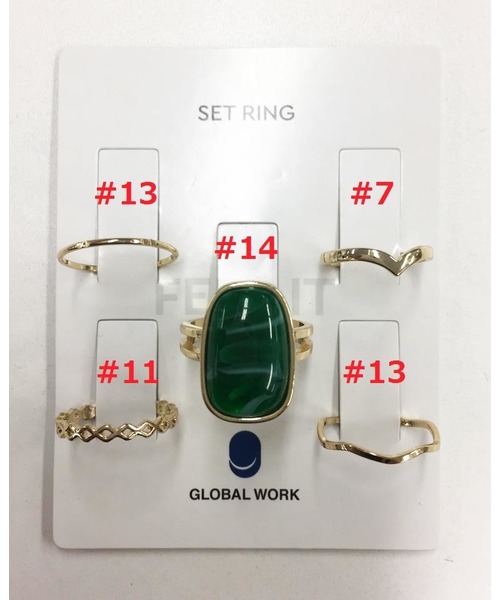 GLOBAL WORK（グローバルワーク）の「アソートセットリング/764890（リング・レディース・ライトイエロー/その他/ゴールド/イエロー系その他/イエロー系その他2・FREE）」の15枚目の写真
