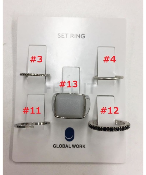 GLOBAL WORK（グローバルワーク）の「アソートセットリング/764890（リング・レディース・ライトイエロー/その他/ゴールド/イエロー系その他/イエロー系その他2・FREE）」の16枚目の写真