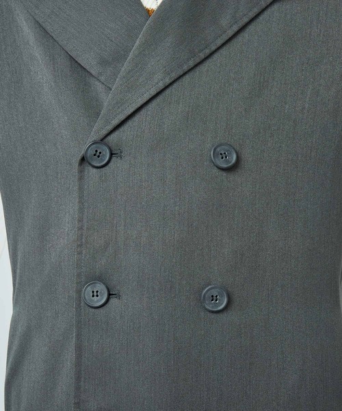 MONO-MART(モノマート)の「T/R ビッグシルエットトレンチコート BIGトレンチコート(MONO-MART)(トレンチコート・メンズ・ブラック/ベージュ/パープル/ネイビー/ブラック系その他/キャメル/ブラウン/ブラウン系その他/ブラウン系その他2・FREE)」の13枚目の写真