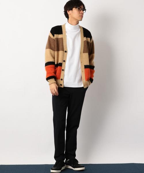 green label relaxing（グリーンレーベルリラクシング）の「[コートロール] SC★ CR*GLR MLT/B SHAGY カーディガン ◆（カーディガン/ボレロ・メンズ・ベージュ/グレー・LARGE/SMALL/MEDIUM）」の6枚目の写真