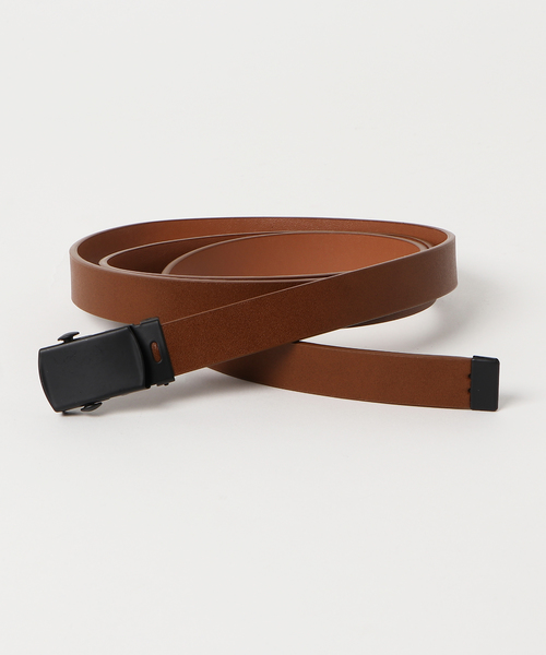 WEGO（ウィゴー）の「WEGO/フェイクレザーガチャベルト（ベルト・メンズ・ブラック/ライトブラウン・FREE）」の2枚目の写真