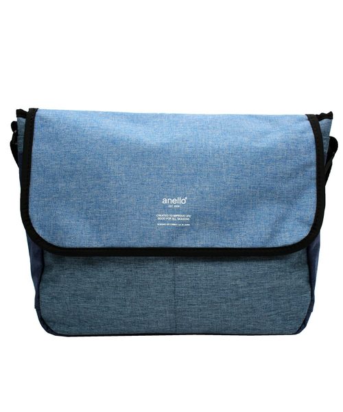 anello（アネロ）の「ポリキャンバス メッセンジャーバッグ anello（メッセンジャーバッグ・メンズ・ブラック/パープル/ネイビー/グレー/ピンク/ブルー/グリーン/ブルー系その他/ピンク系その他・FREE）」の7枚目の写真