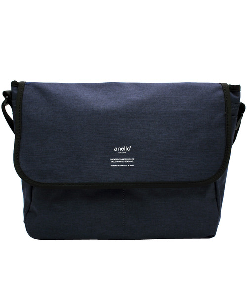 anello（アネロ）の「ポリキャンバス メッセンジャーバッグ anello（メッセンジャーバッグ・メンズ・ブラック/パープル/ネイビー/グレー/ピンク/ブルー/グリーン/ブルー系その他/ピンク系その他・FREE）」の5枚目の写真