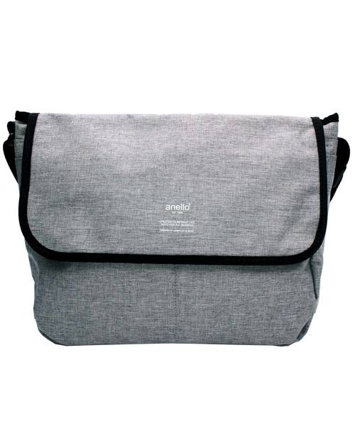 anello（アネロ）の「ポリキャンバス メッセンジャーバッグ anello（メッセンジャーバッグ・メンズ・ブラック/パープル/ネイビー/グレー/ピンク/ブルー/グリーン/ブルー系その他/ピンク系その他・FREE）」の3枚目の写真