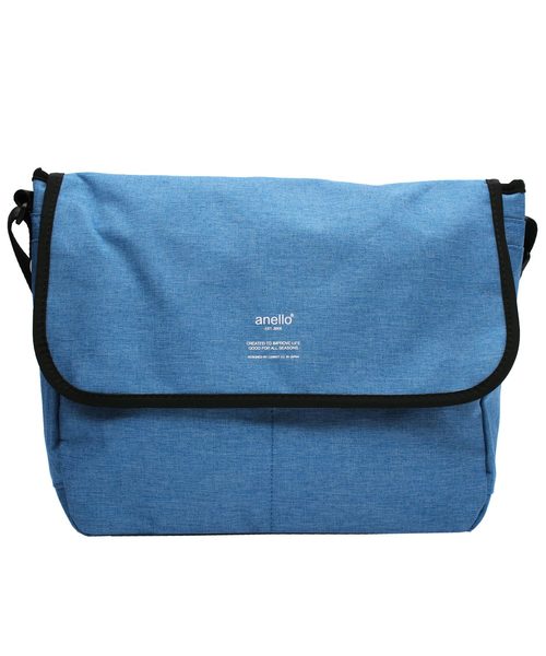 anello（アネロ）の「ポリキャンバス メッセンジャーバッグ anello（メッセンジャーバッグ・メンズ・ブラック/パープル/ネイビー/グレー/ピンク/ブルー/グリーン/ブルー系その他/ピンク系その他・FREE）」の6枚目の写真