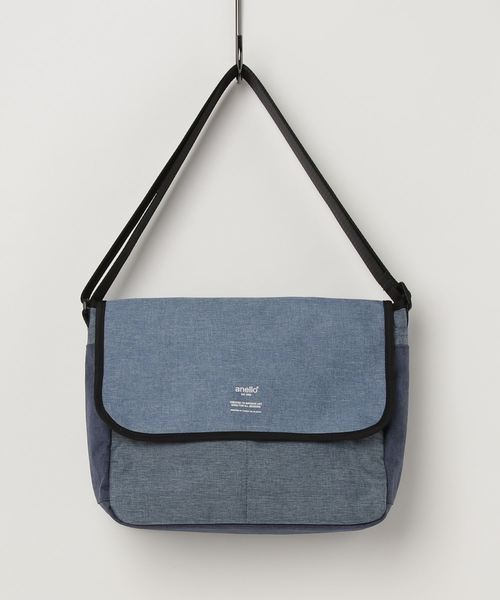 anello（アネロ）の「ポリキャンバス メッセンジャーバッグ anello（メッセンジャーバッグ・メンズ・ブラック/パープル/ネイビー/グレー/ピンク/ブルー/グリーン/ブルー系その他/ピンク系その他・FREE）」の15枚目の写真