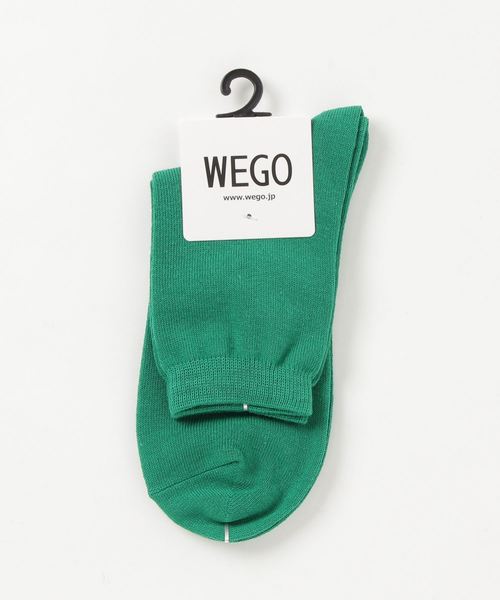 WEGO（ウィゴー）の「WEGO/無地ソックス（ソックス/靴下・レディース・ピンク系その他/ホワイト/グリーン/ライトグレー/イエロー/レッド/オレンジ/ブラック/アイボリー/ライトパープル・FREE）」の6枚目の写真