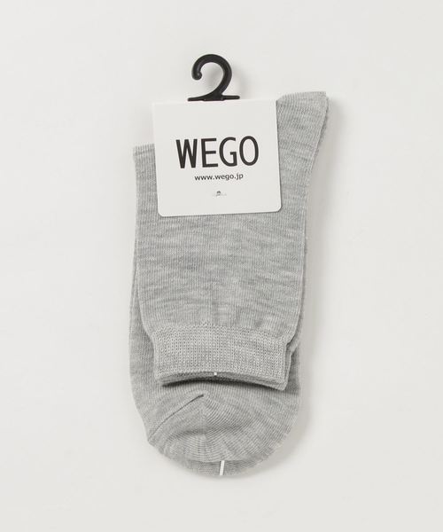 WEGO（ウィゴー）の「WEGO/無地ソックス（ソックス/靴下・レディース・ピンク系その他/ホワイト/グリーン/ライトグレー/イエロー/レッド/オレンジ/ブラック/アイボリー/ライトパープル・FREE）」の5枚目の写真