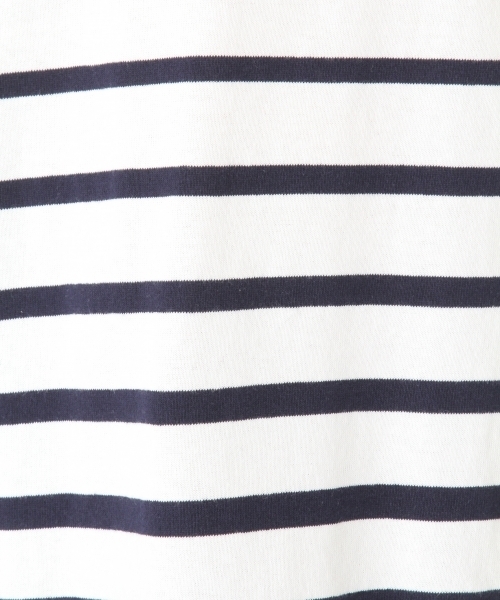 niko and...（ニコアンド）の「バスクボーダー7分袖プルオーバー【niko and ...】（Tシャツ/カットソー・メンズ・ブラック/ブルー/オフホワイト/ピンク・LARGE/MEDIUM）」の18枚目の写真