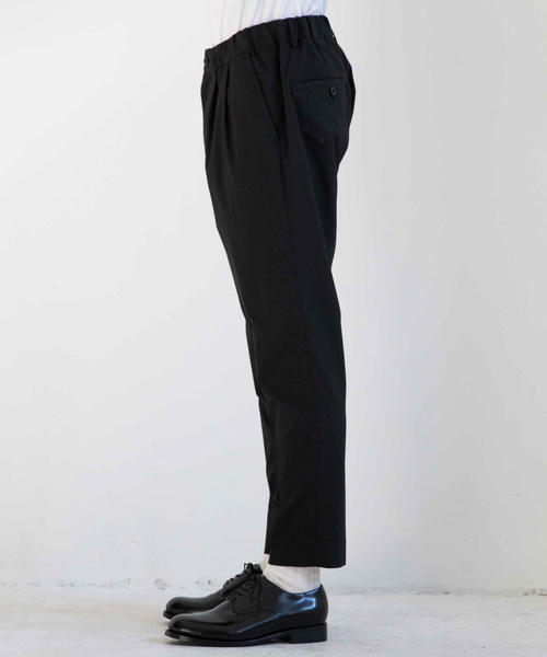 green label relaxing（グリーンレーベルリラクシング）の「【WEB限定】OS★★T/R 2P EASY テーパードパンツ / アンクルパンツ Ⅱ（スラックス・メンズ・グレー/ネイビー/ブラック・LARGE/X-SMALL/X-LARGE/SMALL/MEDIUM）」の11枚目の写真