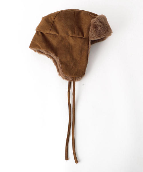 BEAUTY&YOUTH UNITED ARROWS(ビューティーアンドユースユナイテッドアローズ)の「BY フェイクファー フライトハット ◆(ハット・レディース・ブラウン/ブラック・FREE)」の3枚目の写真