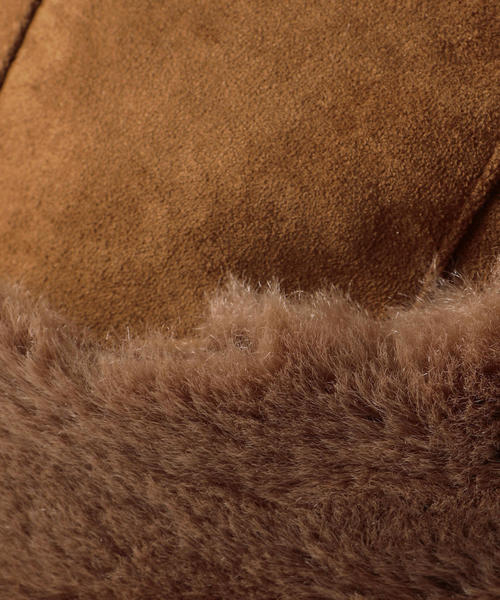 BEAUTY&YOUTH UNITED ARROWS(ビューティーアンドユースユナイテッドアローズ)の「BY フェイクファー フライトハット ◆(ハット・レディース・ブラウン/ブラック・FREE)」の4枚目の写真