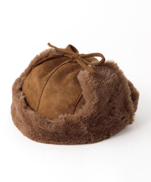 BEAUTY&YOUTH UNITED ARROWS(ビューティーアンドユースユナイテッドアローズ)の「BY フェイクファー フライトハット ◆(ハット・レディース・ブラウン/ブラック・FREE)」の5枚目の写真