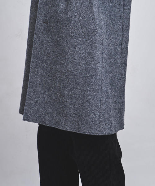 UNITED ARROWS（ユナイテッドアローズ）の「UASB ジャージー チェスターコート（チェスターコート・メンズ・ネイビー/グレー・X-LARGE/MEDIUM/SMALL/LARGE）」の8枚目の写真