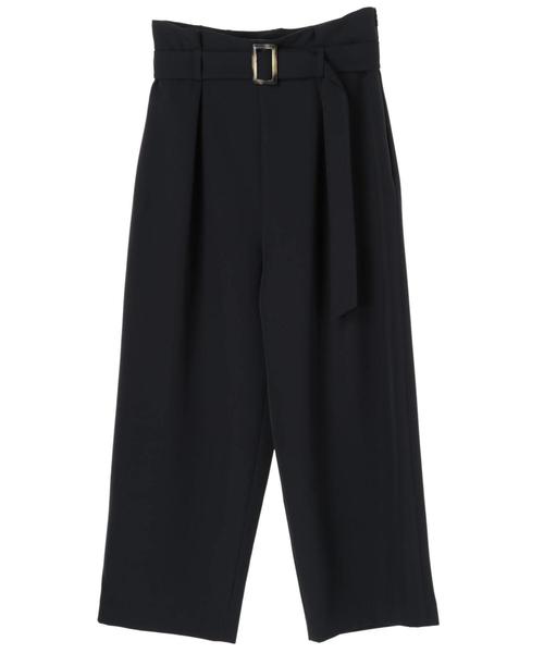 YECCA VECCA(イェッカヴェッカ)の「P.ダブルクロスワイドパンツ(その他パンツ・レディース・ネイビー/カーキ/ライトベージュ・SMALL/MEDIUM)」の12枚目の写真