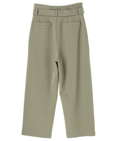 YECCA VECCA(イェッカヴェッカ)の「P.ダブルクロスワイドパンツ(その他パンツ・レディース・ネイビー/カーキ/ライトベージュ・SMALL/MEDIUM)」の13枚目の写真