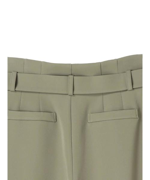 YECCA VECCA(イェッカヴェッカ)の「P.ダブルクロスワイドパンツ(その他パンツ・レディース・ネイビー/カーキ/ライトベージュ・SMALL/MEDIUM)」の19枚目の写真