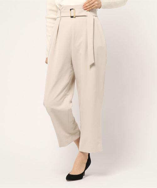 YECCA VECCA(イェッカヴェッカ)の「P.ダブルクロスワイドパンツ(その他パンツ・レディース・ネイビー/カーキ/ライトベージュ・SMALL/MEDIUM)」の20枚目の写真