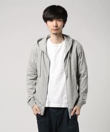 【BS】天竺空紡糸ジップアップパーカー