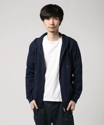 【BS】天竺空紡糸ジップアップパーカー