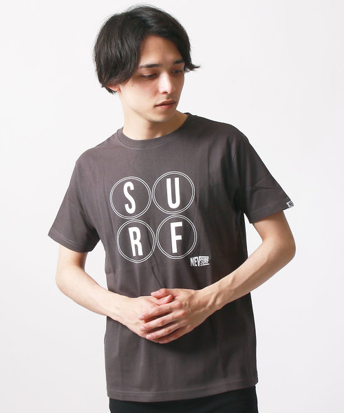 SHISKY（シスキー）の「柄プリントTシャツ（Tシャツ/カットソー・メンズ・オフホワイト/ロイヤルブルー/カーキ/レッド/ライム/ターコイズブルー/ブラック/チャコール/ネイビー/杢グレー・L/M）」の4枚目の写真