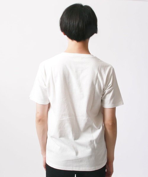 SHISKY（シスキー）の「柄プリントTシャツ（Tシャツ/カットソー・メンズ・オフホワイト/ロイヤルブルー/カーキ/レッド/ライム/ターコイズブルー/ブラック/チャコール/ネイビー/杢グレー・L/M）」の14枚目の写真