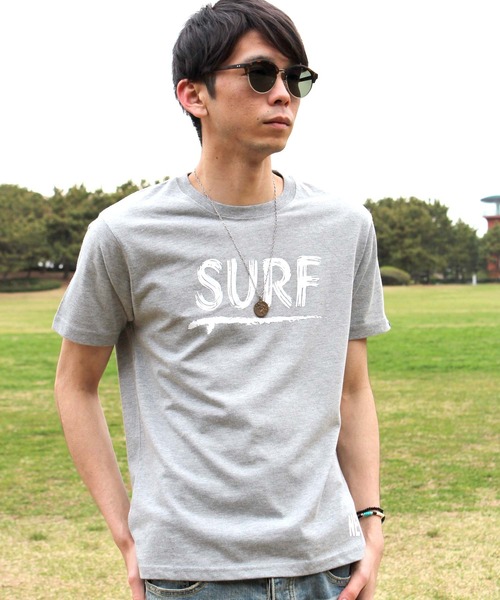 SHISKY（シスキー）の「柄プリントTシャツ（Tシャツ/カットソー・メンズ・オフホワイト/ロイヤルブルー/カーキ/レッド/ライム/ターコイズブルー/ブラック/チャコール/ネイビー/杢グレー・L/M）」の20枚目の写真