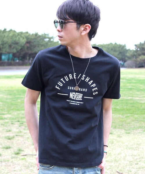 SHISKY（シスキー）の「柄プリントTシャツ（Tシャツ/カットソー・メンズ・オフホワイト/ロイヤルブルー/カーキ/レッド/ライム/ターコイズブルー/ブラック/チャコール/ネイビー/杢グレー・L/M）」の19枚目の写真