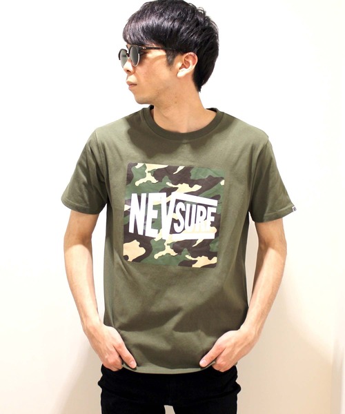 SHISKY（シスキー）の「柄プリントTシャツ（Tシャツ/カットソー・メンズ・オフホワイト/ロイヤルブルー/カーキ/レッド/ライム/ターコイズブルー/ブラック/チャコール/ネイビー/杢グレー・L/M）」の22枚目の写真