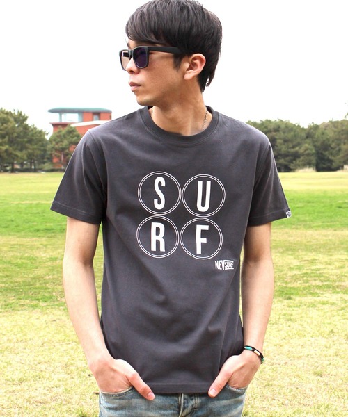 SHISKY（シスキー）の「柄プリントTシャツ（Tシャツ/カットソー・メンズ・オフホワイト/ロイヤルブルー/カーキ/レッド/ライム/ターコイズブルー/ブラック/チャコール/ネイビー/杢グレー・L/M）」の21枚目の写真