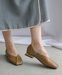 select MOCA | ウッドヒールスクエアトゥパンプス(パンプス)