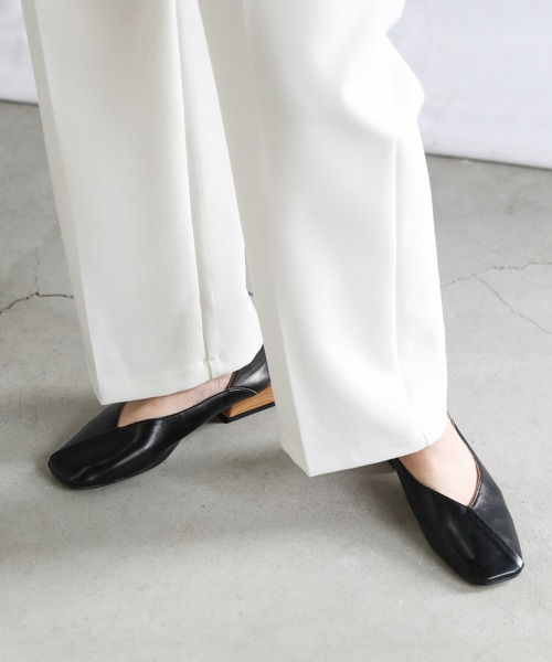 select MOCA(セレクトモカ)の「ウッドヒールスクエアトゥパンプス(パンプス・レディース・ブラック/ベージュ/モカ・SMALL/MEDIUM/LARGE)」の18枚目の写真