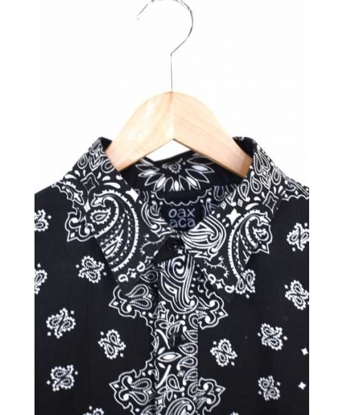 ブランド古着】BANDANA SHIRT バンダナ柄 袖刺繍コットンボタン