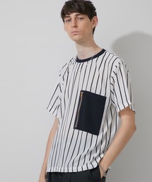 STUDIOUS | 【STUDIOUS】布帛ストライププルオーバー【ZOZO限定アイテム】(Tシャツ/カットソー)